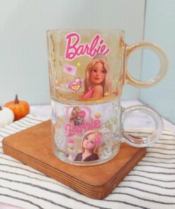 ماگ باربی بلوری هفت رنگ کد 1594