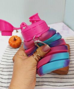 قمقمه سیلیکونی تاشو جدید کد 1599