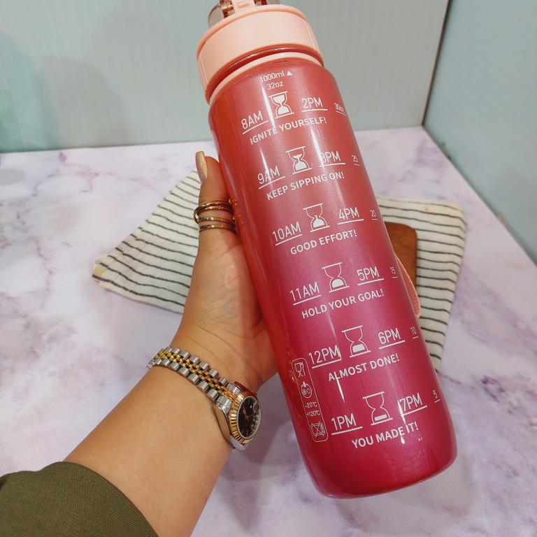 قمقمه باشگاهی کروم دو رنگ برند HYDRATEDکد 1606