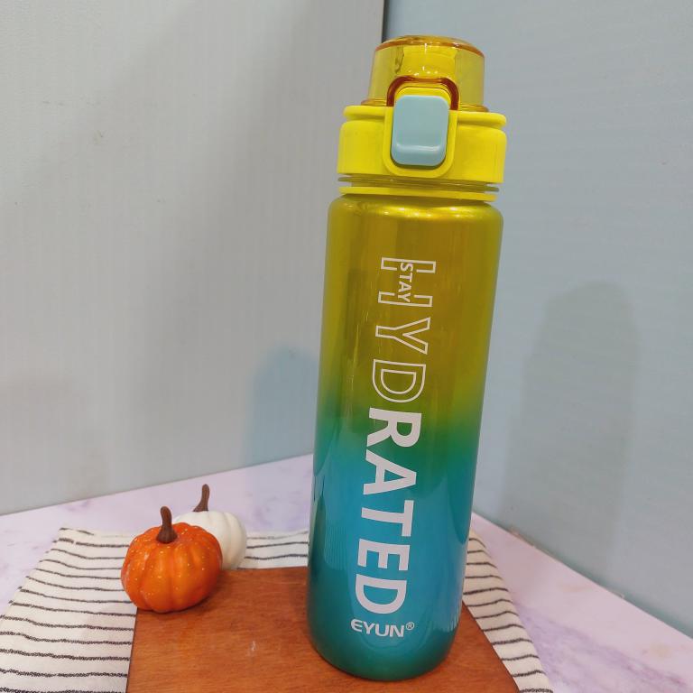 قمقمه باشگاهی کروم دو رنگ برند HYDRATEDکد 1606