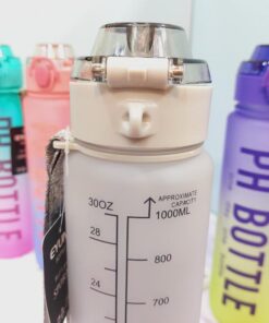 قمقمه باشگاهی نی دار دو رنگ برند PH کد1611