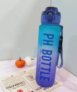 قمقمه باشگاهی نی دار دو رنگ برند PH کد1611