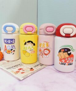 تراول ماگ استیل نی دار دخترک کد 1618