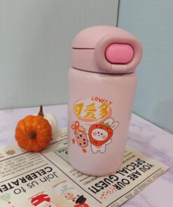 تراول ماگ استیل نی دار دخترک کد 1618