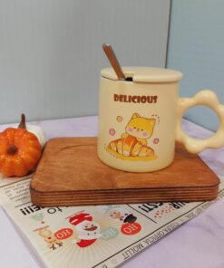 ماگ دسته طرحدار فانتزی نان باگت کد 1619