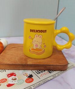 ماگ دسته طرحدار فانتزی نان باگت کد 1619