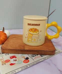 ماگ دسته طرحدار فانتزی نان باگت کد 1619