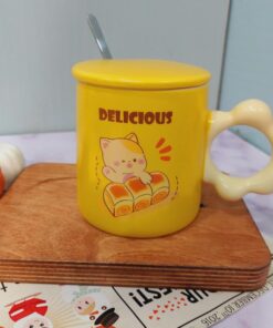 ماگ دسته طرحدار فانتزی نان باگت کد 1619