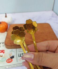 قاشق استیل طرح گل کد 1620