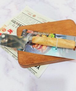 ابزار آلات استیل دسته چوبی آشپزخانه کد 1629