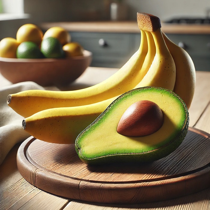 موز و آووکادو