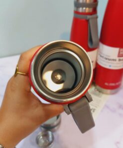 فلاسک استیل سه حجم قرمز کد 1649