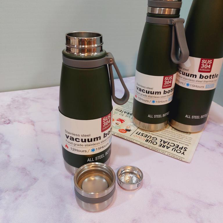 فلاسک سفری استیل سبز کد 1650