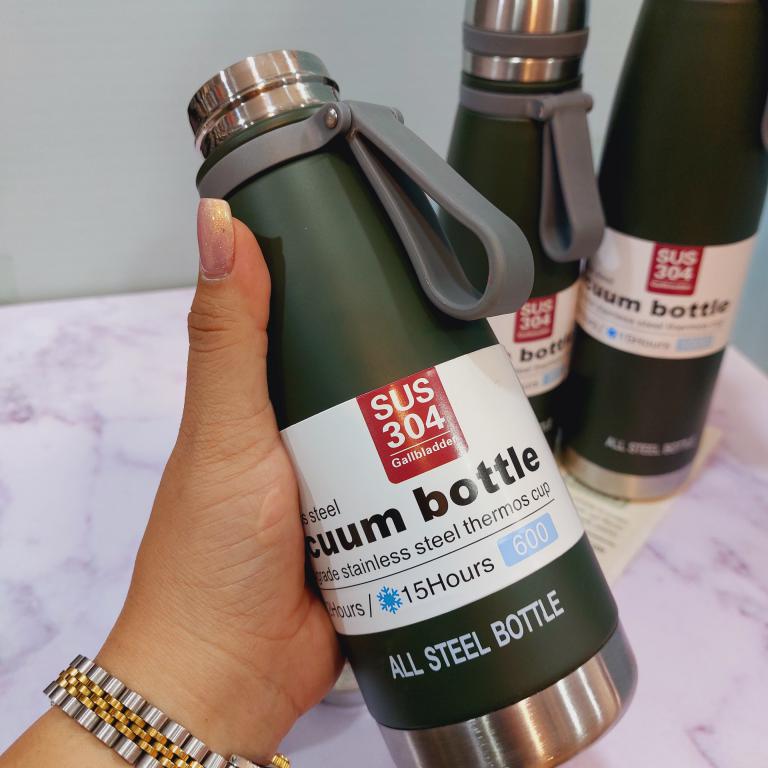 فلاسک سفری استیل سبز کد 1650