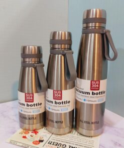 فلاسک استیل سه حجم سیلور کد 1651