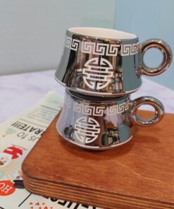 شات قهوه سرایمکی طرح دار کد 1652