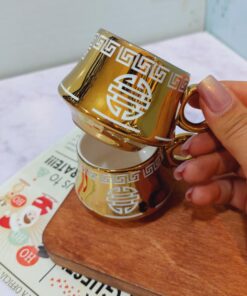 شات قهوه سرایمکی طرح دار کد 1652