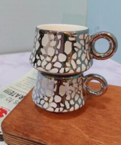 شات قهوه سرایمکی طرح دار کد 1652