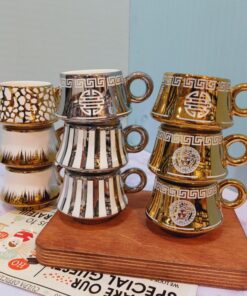 شات قهوه سرایمکی طرح دار کد 1652