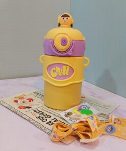 تراول ماگ فانتزی نی دار طرح آدمک کد 1655