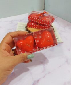 شمع فانتزی طرح قلب کد 1664