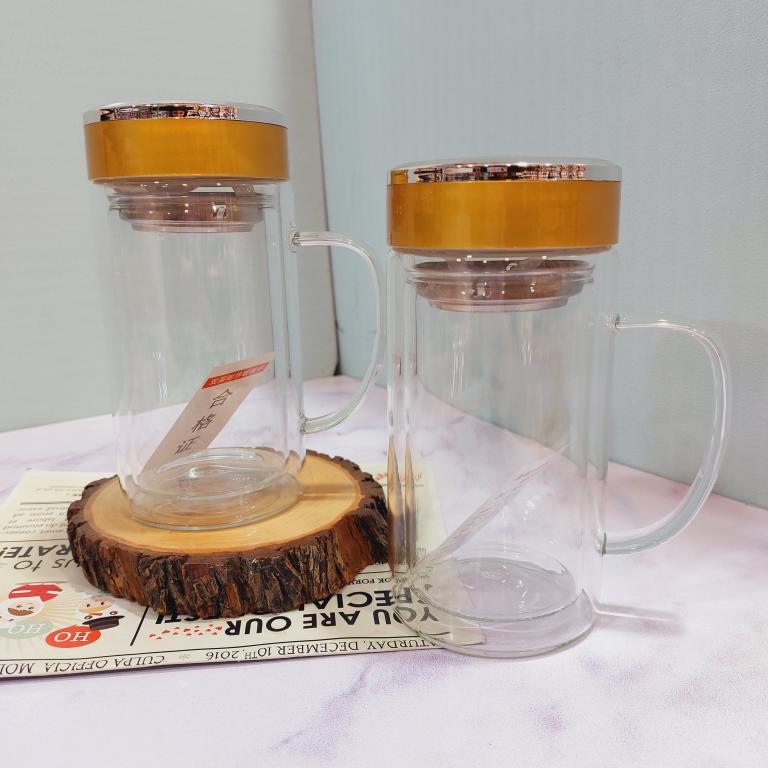 ماگ دوجداره دمنوش خوری سه طرح کد 1665