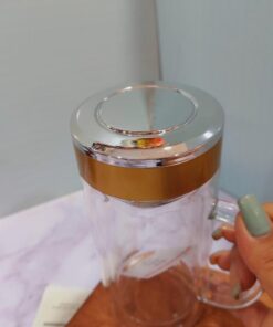 ماگ دوجداره دمنوش خوری سه طرح کد 1665