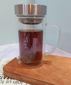 ماگ دوجداره دمنوش خوری سه طرح کد 1665