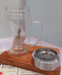 ماگ دوجداره دمنوش خوری سه طرح کد 1665