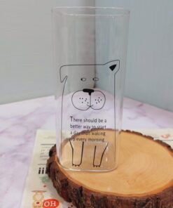 ماگ حیوانات پیرکس مربعی کد 1668