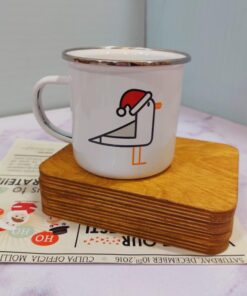 ماگ لعابی نشکن طرح دار کد 1672