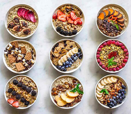 اوتمیل رژیمی برای وعده صبحانه (برای ورزشکاران)