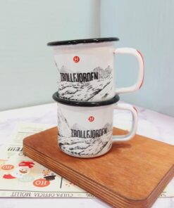 ماگ کمپینگ فلزی طرح کوهستان کد 1674