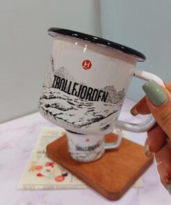 ماگ کمپینگ فلزی طرح کوهستان کد 1674