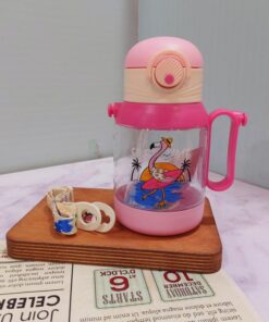 قمقمه نی دار بچگانه دسته بغل کد 1685