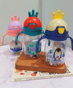 قمقمه فانتزی طرح تاج برجسته نی دار کد 1688