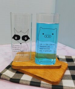 ماگ حیوانات پیرکس مربعی کد 1668