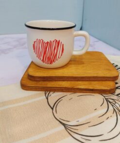 فنجون سرامیکی طرح عاشقانه کد 1694