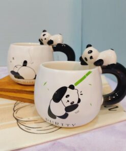 ماگ پاندا تپلی دسته برجسته کد 1697