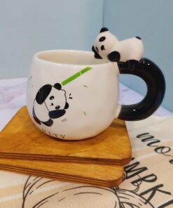 ماگ پاندا تپلی دسته برجسته کد 1697