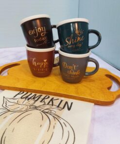 فنجون لبه سفید سرامیکی کد 1698