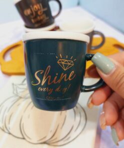 فنجون لبه سفید سرامیکی کد 1698