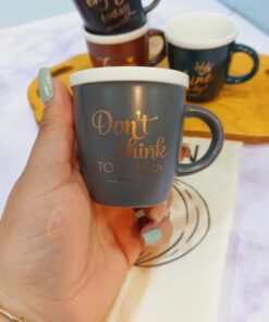 فنجون لبه سفید سرامیکی کد 1698