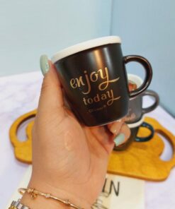 فنجون لبه سفید سرامیکی کد 1698