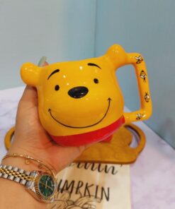 ماگ دیزنی دست ساز پو زنبوری و ساده کد 1566