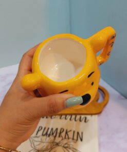 ماگ دیزنی دست ساز پو زنبوری و ساده کد 1566