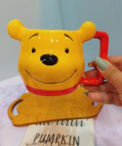 ماگ دیزنی دست ساز پو زنبوری و ساده کد 1566