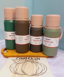 فلاسک استیل در لیوانی دو حجم کد 1703