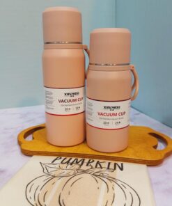 فلاسک استیل در لیوانی دو حجم کد 1703