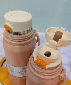 فلاسک استیل در لیوانی دو حجم کد 1703